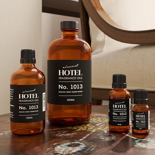 AirScent Hotel Diffuser Oil No. 1013 - Black Fig Peony & Blonde Woods - Premium Fragrance Oil for Ultrasonic Diffusers - 10 mL Glass Bottle