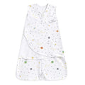 HALO 100% Cotton Sleepsack Swaddle - 3-Way Adjustable Wearable Blanket, TOG 1.5, Space, Small (3-6 Months)