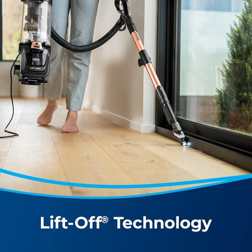 Bissell SurfaceSense Pet Upright Vacuum - Tangle-Free Brush Roll & Lift-Off Technology for Allergen Removal