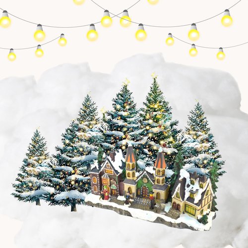 Fake Snow Fluff for Cotton Snow Christmas Village Blanket Winter Wonderland Decorations- Artificial Decorative Snow/Faux Clouds for Crafts Miniature Scene, Indoor Party Office DIY Décor (6oz)