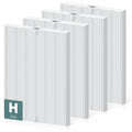 PETOX 4 Pack 116130 HEPA Replacement Filter H for Winix PlasmaWave Air Purifier 5500 5500-2 C535 5300 5300-2 6300 6300-2 P300 AM90 9000 5000 5000B C909 9800, H13 True HEPA Filter