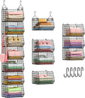 X-cosrack 7-Tier Foldable Closet Organizer - Wire Shelving with Hooks for Clothes & Accessories