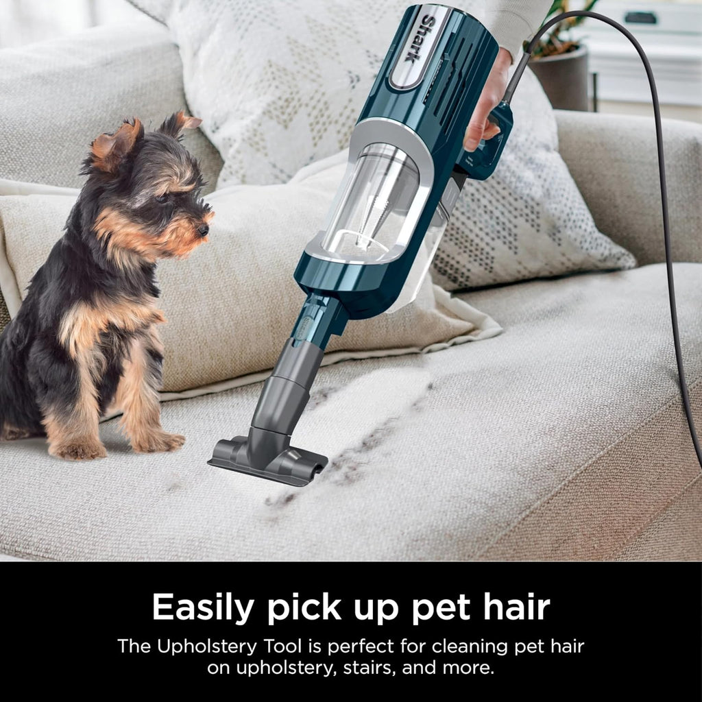Shark HZ700 Ultralight PetPro Corded Stick Vacuum - PowerFins HairPro & Odor Neutralizer, Blue Iris