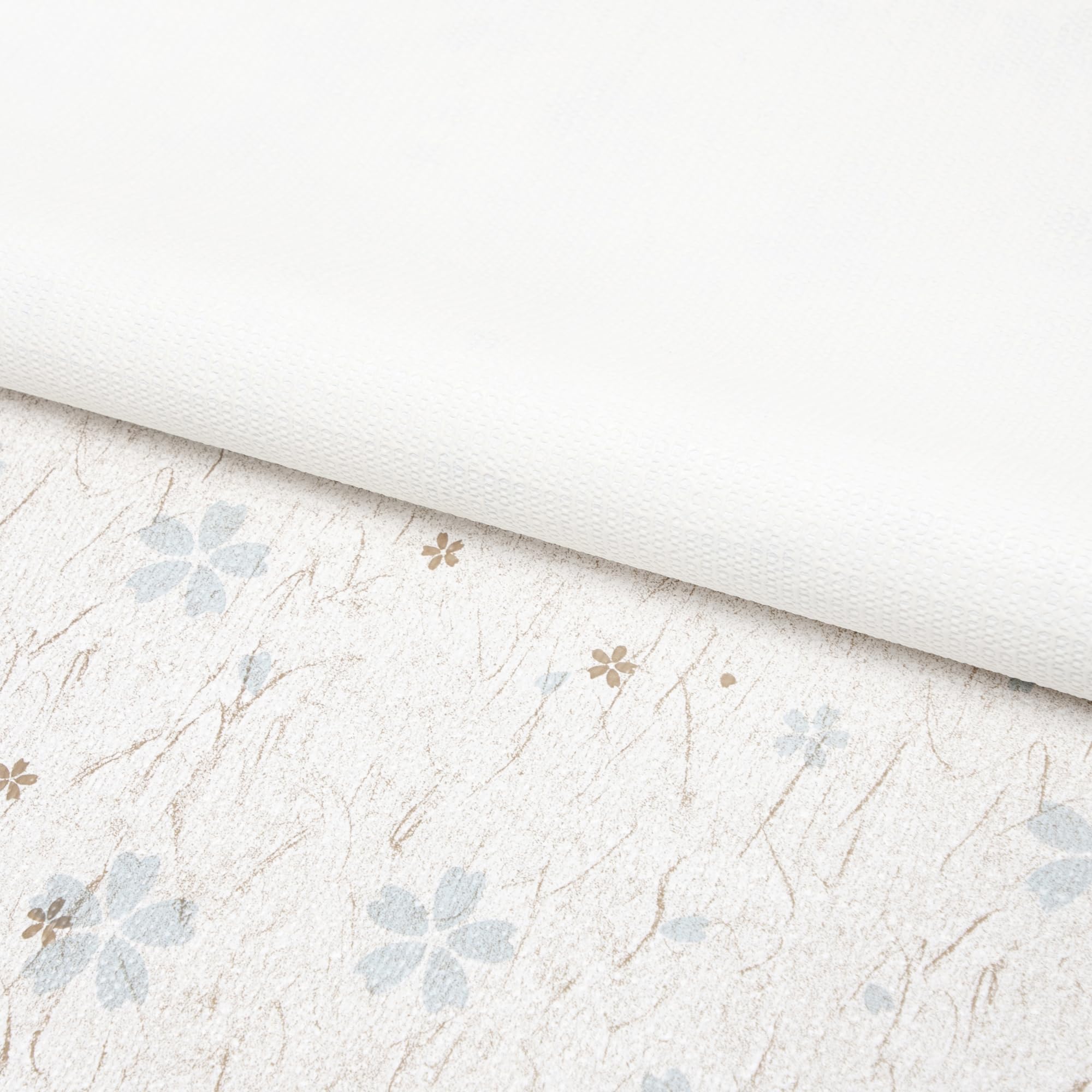 RAY STAR 18X96 Inch Shelf Liner for Kitchen Cabinets, Non-Adhesive Cabinet Liner Washable, PVC Drawer Liner for Dresser Non-Slip Bathroom (Floral)(1 Roll)