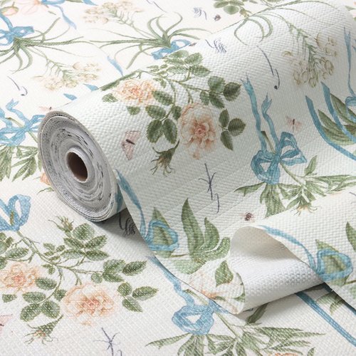 Tatyanna Drawer and Shelf Liner for Kitchen Cabinets Non Adhesive Cabinet Liners Floral Shelf Liners Strong Grip Non-Slip Drawer Liner Waterproof Easy to Clean Cupboard Dresser Liner 12IN x 10FT
