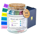 Read Me When Bible Verses Jar For Daily Encouragement, Color Coded Bible Verses in a Jar, Motivational Daily Prayer Jars, Scripture Cards, Christmas Gifts, Christian Gifts for Women, Men