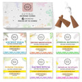 Raajsee Natural Incense Cones,6 Pack Mixed Scents Gift Pack 15 pc Each (90 Total), Insense Cones Variety Pack, 100% Organic Non Toxic Natural - Hand Rolled Free from Chemicals (Pack 3)