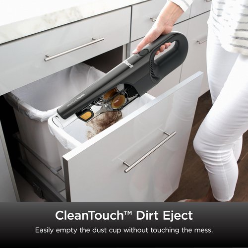 Shark UltraCyclone Pet Pro Plus Cordless Hand Vacuum, Powerful Suction, Handheld Vacuum for Car & Home, Pet Power Brush, Crevice Tool, Scrubbing Brush, XL Dust Cup, Black, CH951
