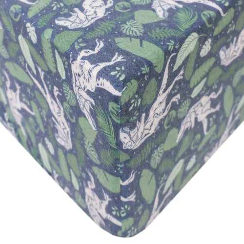 Premium Fitted Knit Crib Sheet/Toddler Sheet Jurassic Park by Copper Pearl, CP-CRSH-0113-NSZ