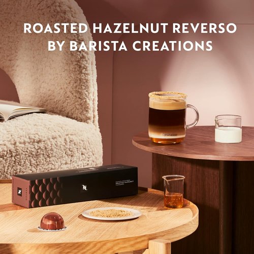 Nespresso Vertuo Capsules - Roasted Hazelnut Medium Roast Coffee Pods - 30 Count for 7.8oz Brews