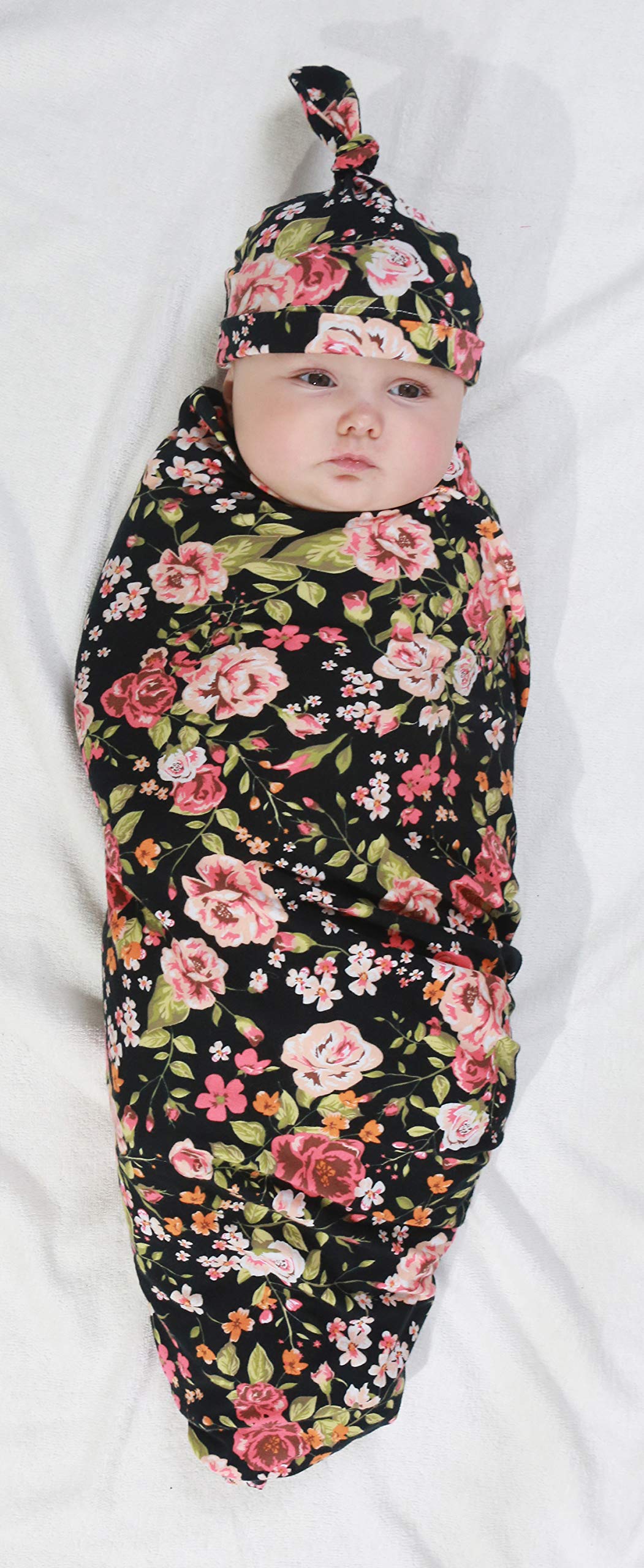 Miracle Baby Maternity Robe and Baby Swaddle Blanket, Matching Robe and Swaddle Set Mom And Baby, Hospital Labor and Delivery Gown