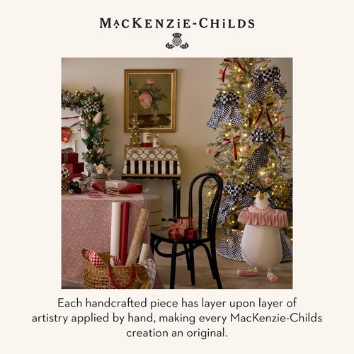 MACKENZIE-CHILDS Patience Brewster MiIllicent Penguin Ceramic Mug, Cute Coffee Mug and Tea Mug