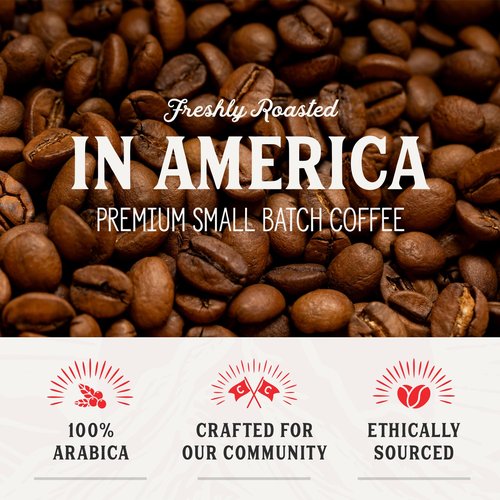 Crockett Decaf Ground Coffee – Bold Decaf Ground Coffee with Rich Flavor, Smooth Body & No Bitterness – Perfect for Classic Coffee Drinks, Caffeine-Free Energy & Guilt-Free Brewing