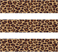 Skiennix Edible Paper - Cheetah Print Cake Wraps | 3 Sheets, 2.4x11 Inches for Birthday Decor