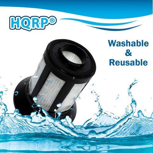 HQRP 2-Pack Dirt Cup Filter Assembly compatible with Bissell 6489, 64892, 64894 Bagless Canister Vacuum Cleaner, parts 203-1772 and 203-1532 Replacement