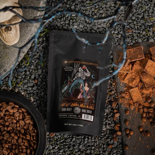 Bones Coffee Company Favorite Flavors Sample Pack Box Set with Specialty Coffee Mug, 5 Assorted Single-Origin Low Acid Medium Roast Arabica Beans Flavored Coffee Gifts, 4 oz Pack of 5 Whole Bean