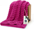 Bedsure GentleSoft Fleece Blanket - Cozy Hot Pink Throw for Couch, Perfect for Women & Girls, 60x80 Inches
