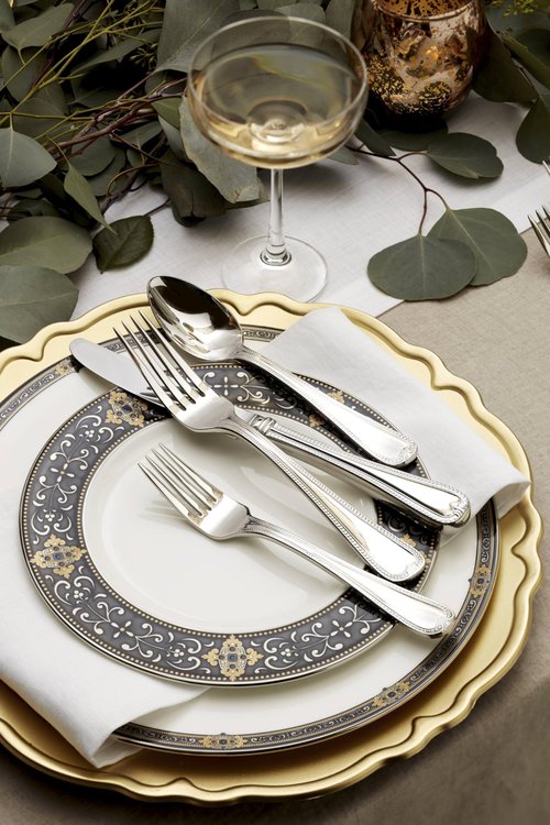 Lenox Vintage Jewel 5 Piece Boxed Set White Dinnerware