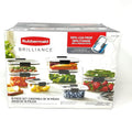 Rubbermaid Brilliance Food Storage Containers - 16-Piece Set with Airtight Lids for Freshness