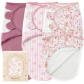 Yoofoss Baby Swaddle Sack - 100% Organic Cotton, Adjustable Design with 2 Zippers | Soft & Breathable for Newborns 0-3 Months