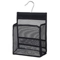 Xelsluthe Mesh Shower Caddy Hanging, PVC Bathroom Storage Bag for College Dorm, Gym, Swimming, RV And Travel, Black