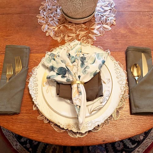 FCDECOR Set of 100 Napkin Rings Metal Gold Semicircle Napkin Ring, Napkin Rings Bulk Dinner Banquet Serviette Decor, Dining Table Setting for Thanksgiving Christmas Halloween Holiday Wedding Party