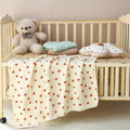 Ultra Soft 6-Layer Muslin 100% Cotton Baby Blanket 41"x41" Breathable Lightweight Strawberry Swaddle Blankets for Baby Toddlers Birthday Gifts All Seasons