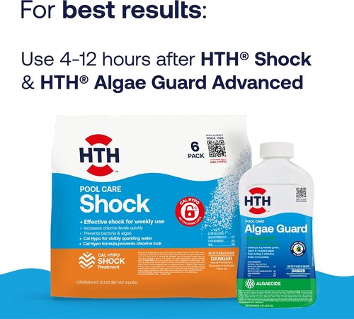 HTH 67067 Swimming Pool Clarifier - Achieve Crystal Clear Water in Just 24 Hours