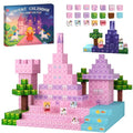 Magnetic Blocks Advent Calendar 2025 for Girls, 24 Days of Christmas Countdown with Princess Unicorn and Castle Building Kit, Xmas Gift Stocking Stuffers for Kids