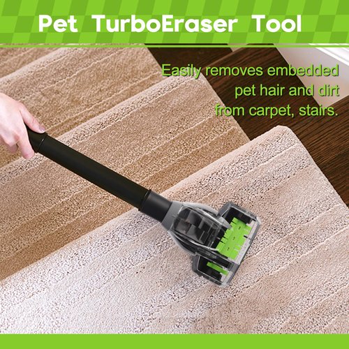 Upgraded Pet Turbine eraser Hair Brush Tool Attachment for Bissell Cleanview Swivel Pet Crosswave 2252 2486 2254 22543 2489 24899 3437F 3508 3774F 27909 3198A Vacuum Replacement Parts 1608089 Green