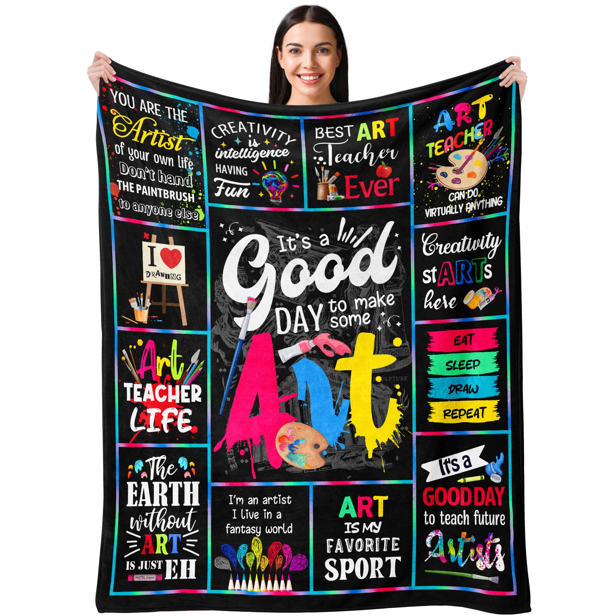 Velivn Retirement Gifts for Women Men, Happy Retirement Blanket Gifts for Mom Teacher Nurse, Best Retirement Gifts for Women 2025 Coworker, Retired Gifts for Christmas Throw Blanket 60"x80"