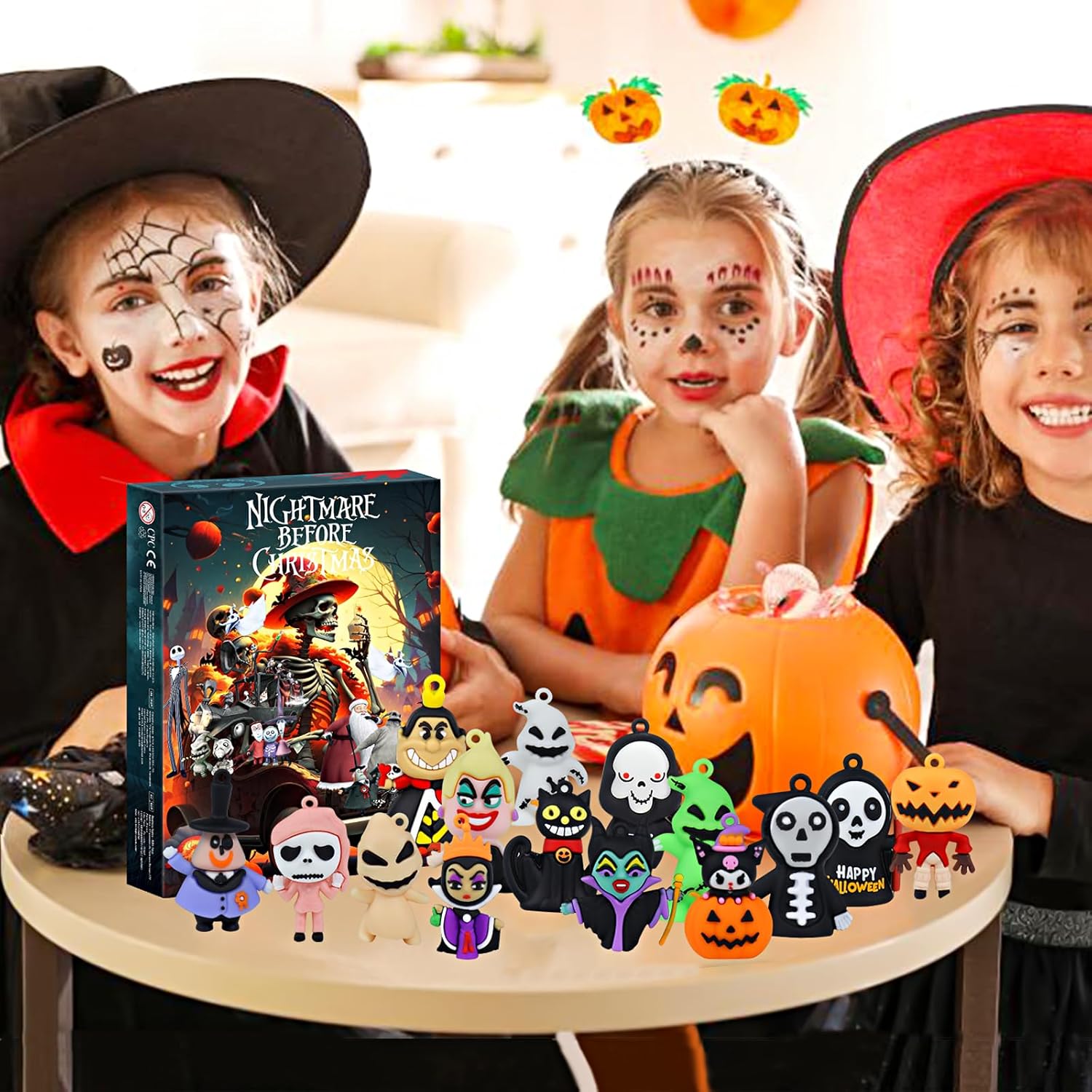Nightmare Christmas Advent Calendar 2025 - 24-Day Countdown with Classic Dolls & Collectible Figures for Kids