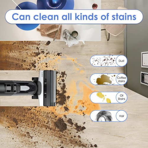 (4 Pieces) Replacement Brush Rollers Compatible with Tineco Floor One S5/ Floor One S5 Pro/iFLOOR 5 Breeze Complete Wet Dry Vacuum Cleaner, Replacement Parts Accessory Kit, 4 Main Brushes