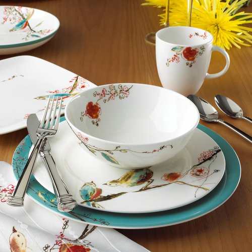 Lenox 897262 Chirp Salad Plates, Set of 4