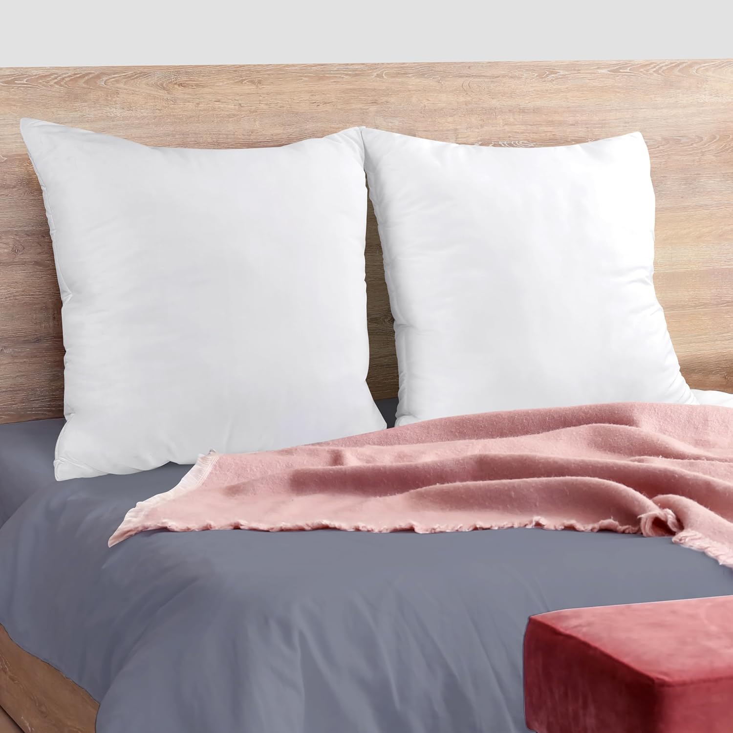 Utopia Bedding Pillow Inserts - Soft & Supportive 28x28 Decorative Throw Pillows | Set of 2, White
