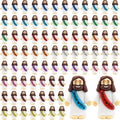 Little Jesus Figurines - 80Pcs Pocket Jesus Loves You | Tiny Figures for Church & Baptism Gifts