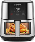 CHEFMAN Easy-View Air Fryer - 8 Qt Family Size with One-Touch Digital Control & Viewing Window