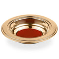 Steadfast Selections - (Offering Plate Red) Premium Gold Stainless Steel Offering Plates for Church | Offering Trays | Church Collection Plate | Church Offering Plates