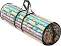 ZOBER Gift Wrap Storage Organizer - 40 Inch Waterproof PVC Holder for 25 Rolls - Black