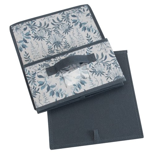 Laura Ashley Medium Storage Box | Dimensions: 11"x 12"x 6 | Foldable | Closet Organization | Storage | Parterre