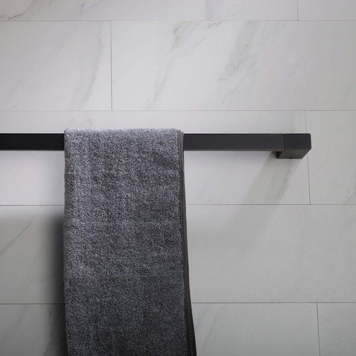 KRAUS Stelios 24-inch Bathroom Towel Bar, Matte Black Finish, KEA-19937MB
