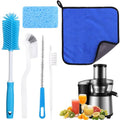 XANGNIER 6PCS Cold Press Juicer Cleaning Brush Kit – Complete Cleaning Set for Slow Juicers, Masticating Juicer Accessories & Juice Extractor Parts – Essential Kitchen Cleaning Tool