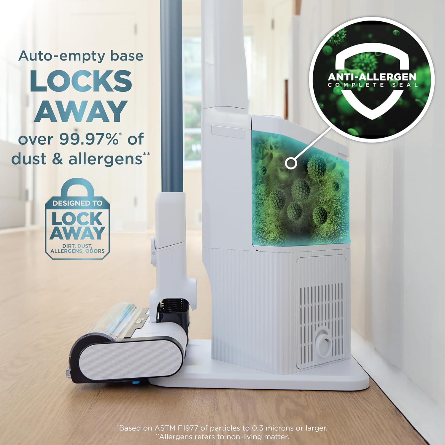 Shark Clean & Empty Cordless Stick Vacuum - Lightweight, Auto-Empty, HEPA Filter, Pet Hair Tool, BU3523