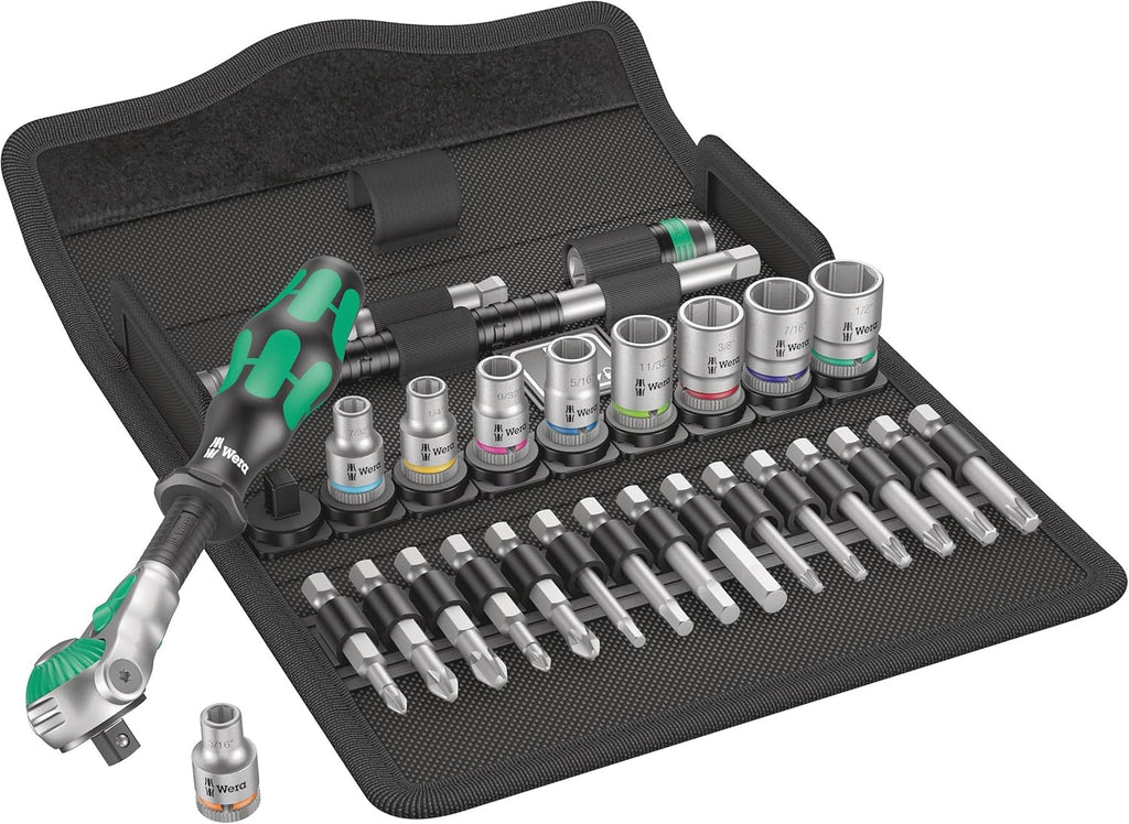 Skiennix Ratchet Set - 28-Piece 1/4 Inch SAE Tool Kit for Precision Repairs