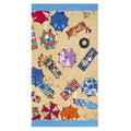 Nicole Miller - Beach Towel, Soft & Absorbent Cotton Sheared Velour, Printed Beach Accessories, Dorm Room Essentials (At The Beach, 36" x 68")