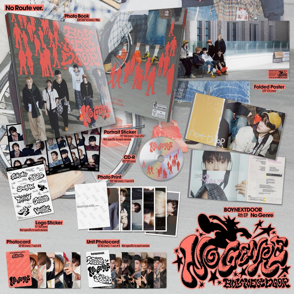 BOYNEXTDOOR NO GENRE [Photobook 3 Ver Set] 4th EP Album