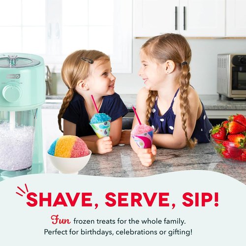 Dash Deluxe Shaved Ice & Slushy Maker - Easy Slushy & Snow Cone Machine with Pitcher & Recipe Guide - Cream