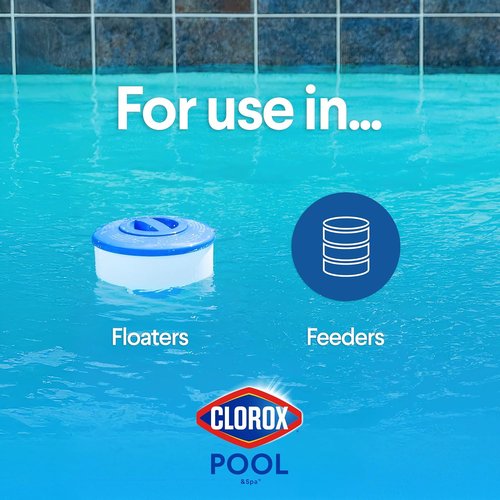 Clorox® Pool&Spa™ XtraBlue Chlorinating Tablets - Kills Bacteria & Algae | Ideal for Small Pools (5 LB)