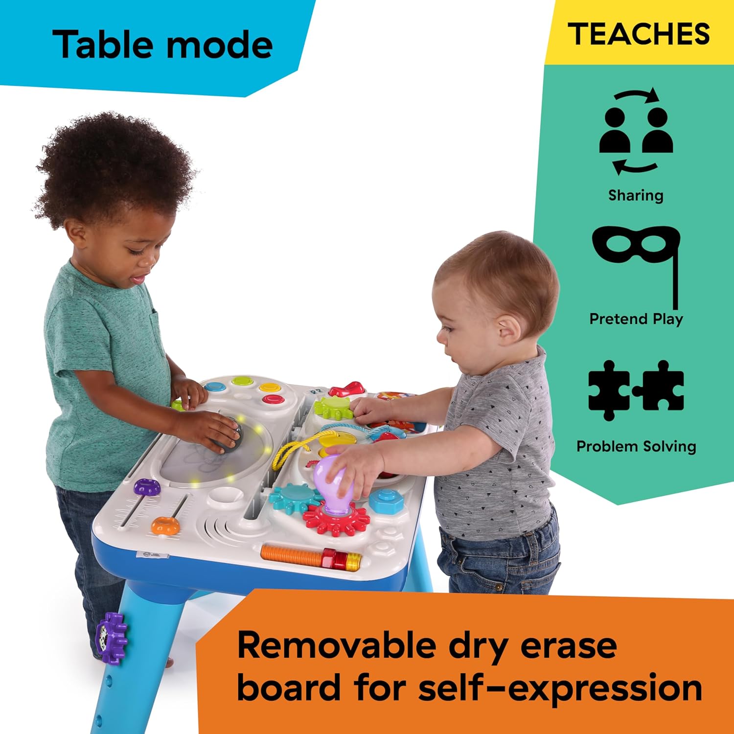 Baby Einstein Curiosity Table - Montessori Activity Play Station for 12 Months and Up | Interactive Workbench