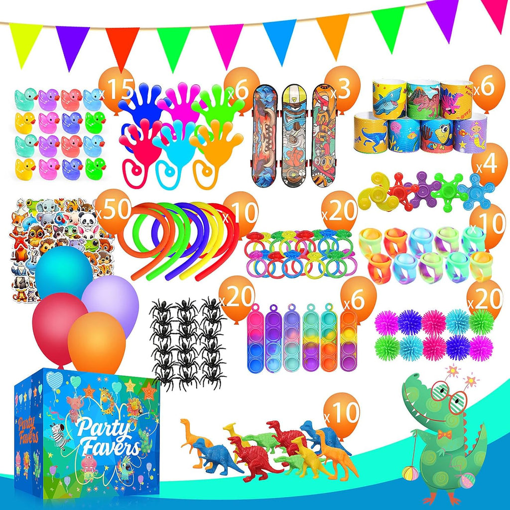Skiennix Fidget Toys - 240 Pack Stress Relief Sensory Toys for Kids & Adults | Perfect for Parties & Gifts